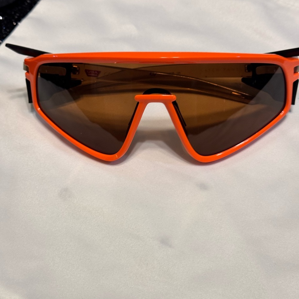 Oakley Orange Sporty Sunglasses